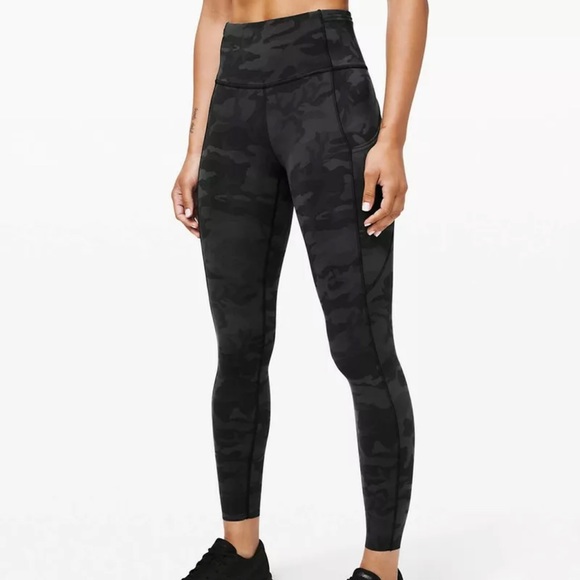 Lululemon | Fast and Free 25” Incognito Gray Camo - Picture 2 of 6